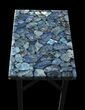 x Labradorite End Table With Powder Coated Base #52940-3